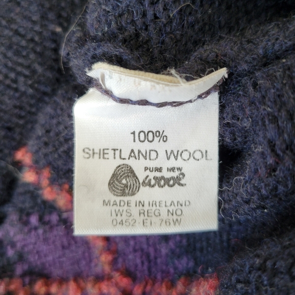 Shannon Traders 100% Pure New Wool Cardigan XL IRELAND - Picture 7 of 7